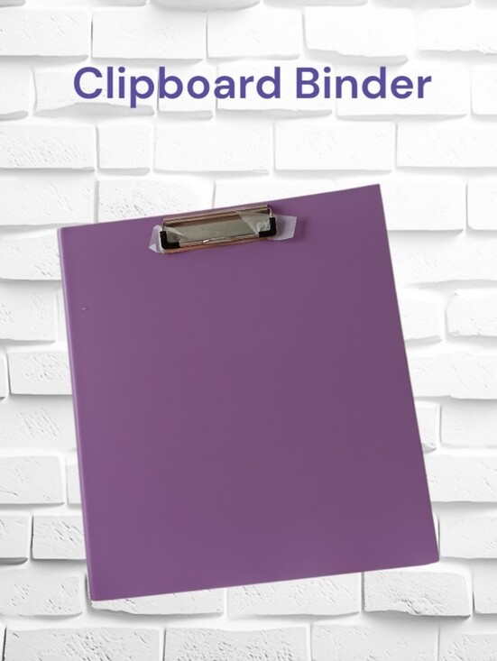 Other - Clipboard 1in Binder in Purple